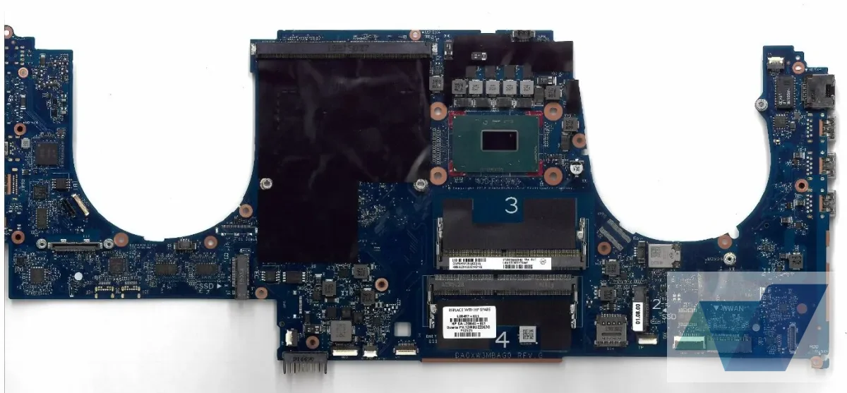 Zbook 17 G5, SPS-MB (Motherboard) DSC E-2176M WIN ARMORHIDE 1.X