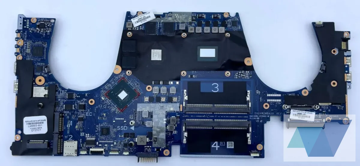 ZBook 15 G5, SPS-MB (Motherboard) DSC P1 4GB i7-8850H WIN