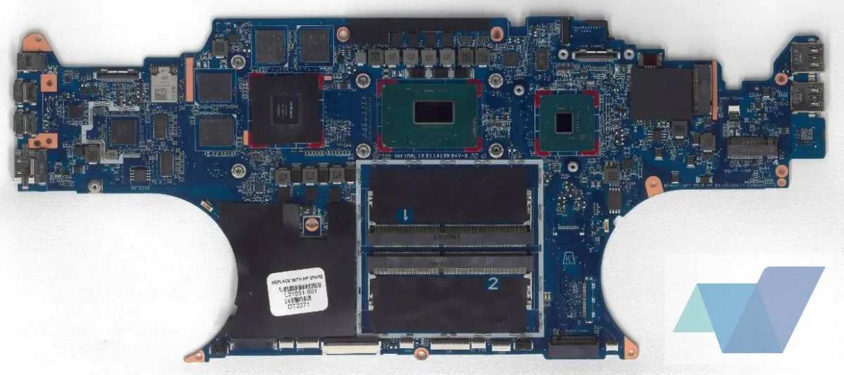 EliteBook 1050 G1, SPS-MB (Motherboard) DSC I5-8400H WIN ZAPMASTER 1.X