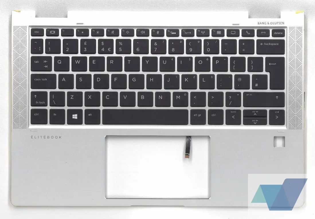 EliteBook x360 1030 G3, SPS-TOPCOVER W/KYBD BL UK