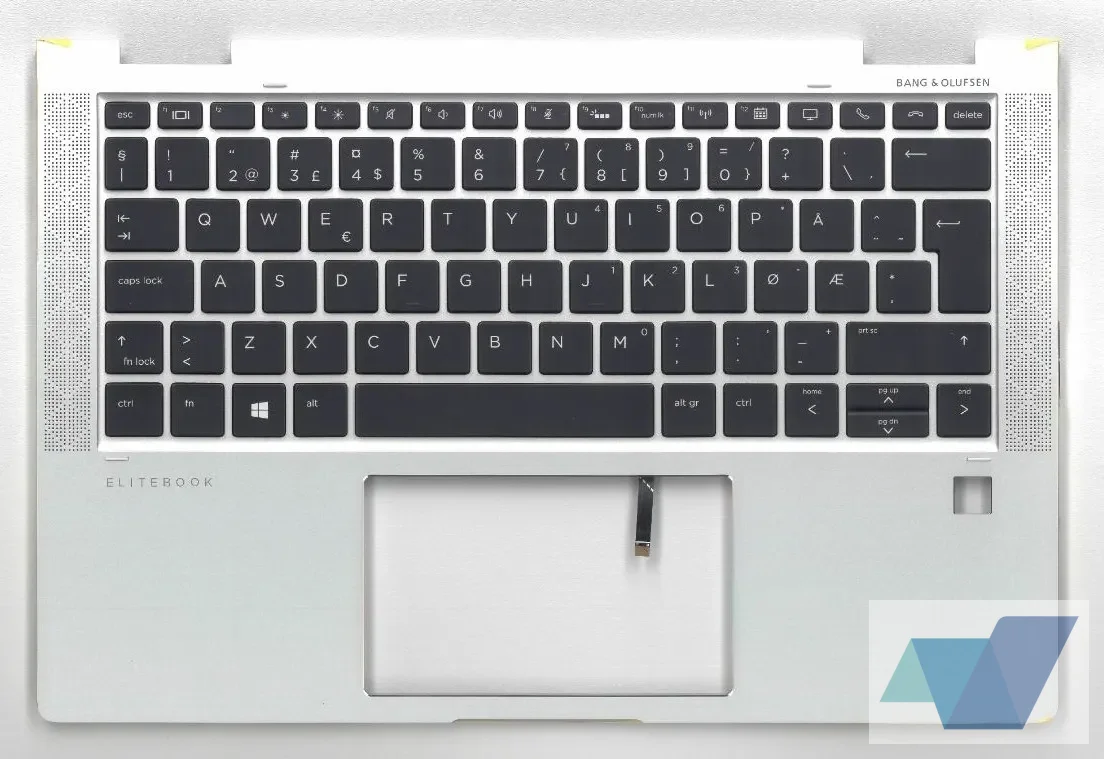 EliteBook x360 1030 G3, SPS-TOPCOVER W/KYBD BL NOR