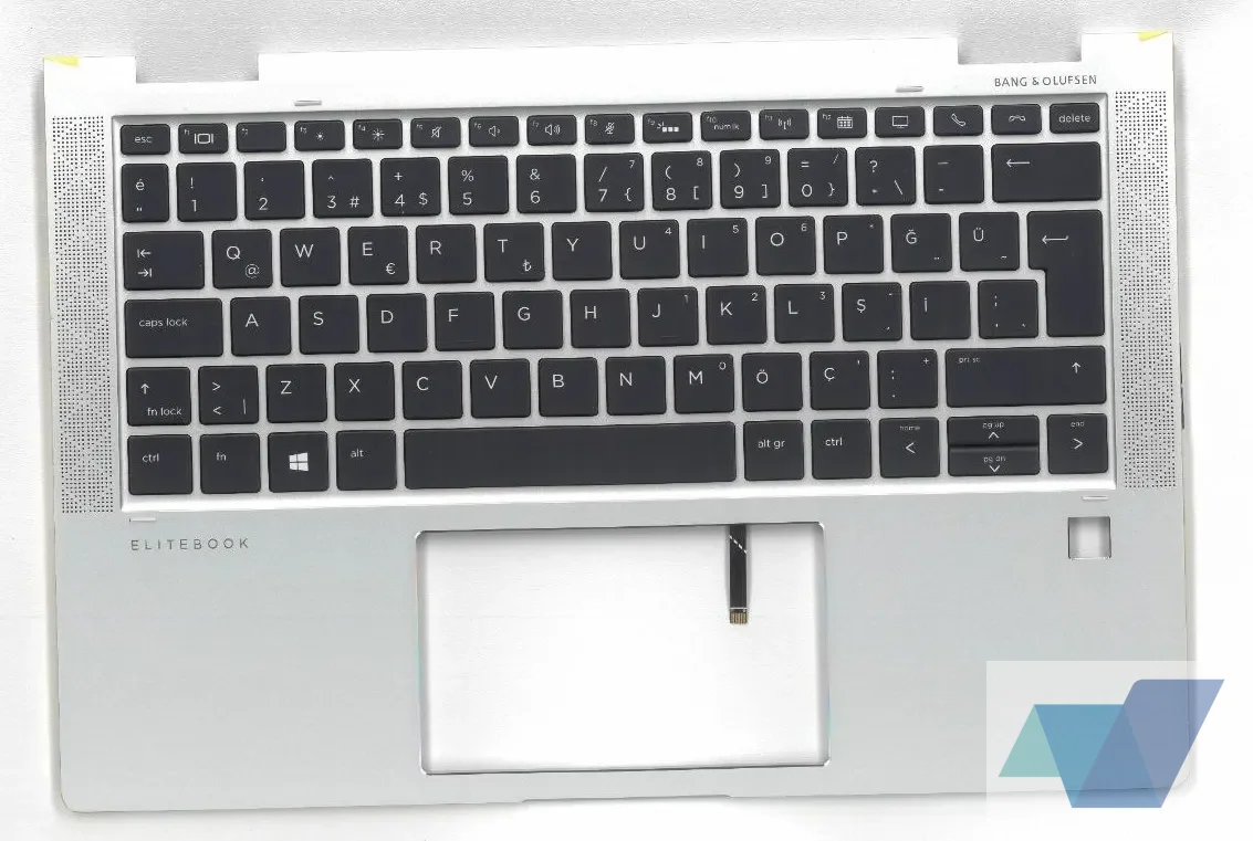 EliteBook x360 1030 G3, SPS-TOPCOVER W/KYBD BL TURK