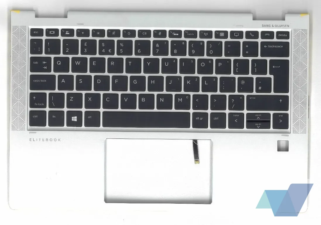 EliteBook x360 1030 G3, SPS-TOPCOVER W/KYBD BL PVCY UK