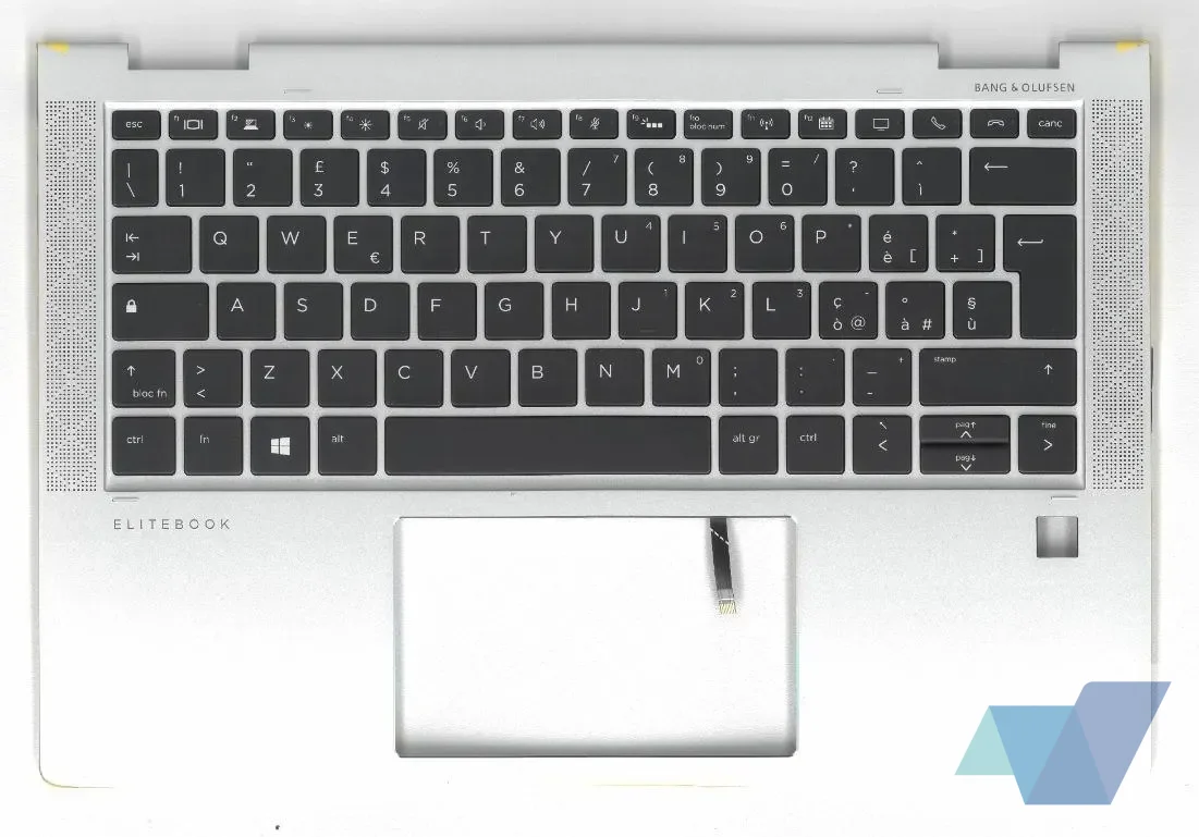 EliteBook x360 1030 G3, SPS-TOPCOVER W/KYBD BL PVCY ITL