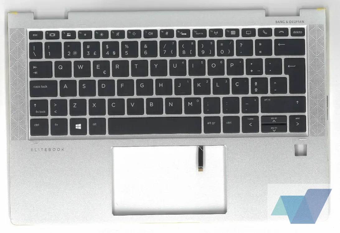 EliteBook x360 1030 G3, SPS-TOPCOVER W/KYBD BL PVCY EUROA5