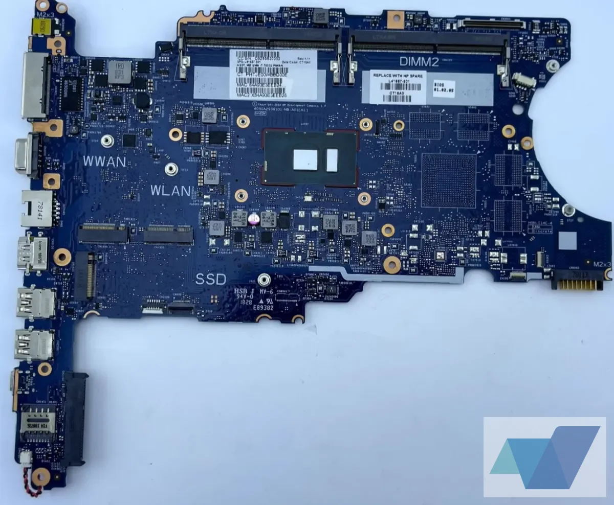 Probook 640 G4, ASSY, MB (Motherboard) UMA i7-7600U WWAN WIN