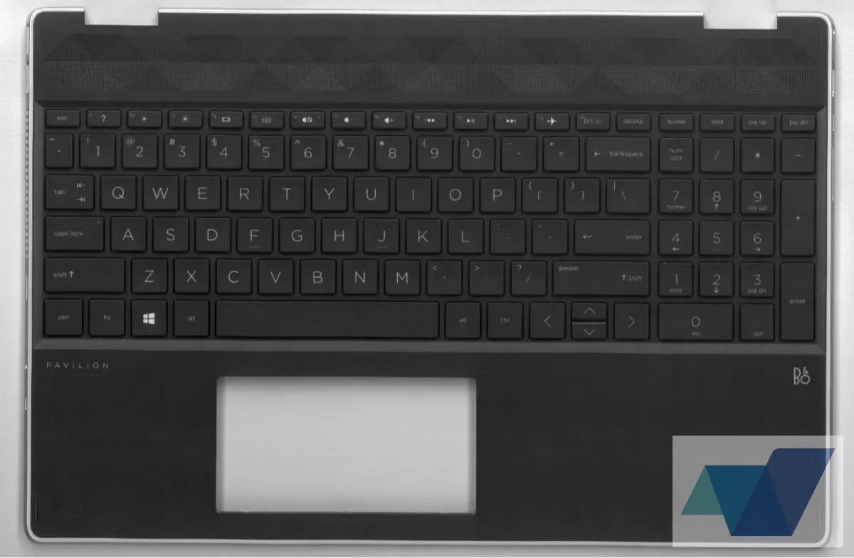 Pavilion x360 15 Convertible (15-dq), SPS-TOP COVER NSV W/KB (Keyboard) BL NFPR US CORVO