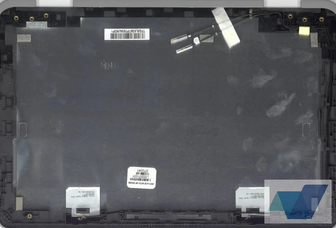 Chromebook x360 11 G2 EE, SPS-LCD BCK CVR W/ANTNN FOR DGTZR GREY