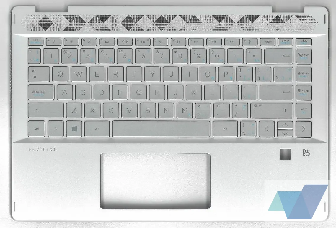 SPS-TCOVER MNS W/FPR KB (Keyboard) BL NSV EN/FR CAN
