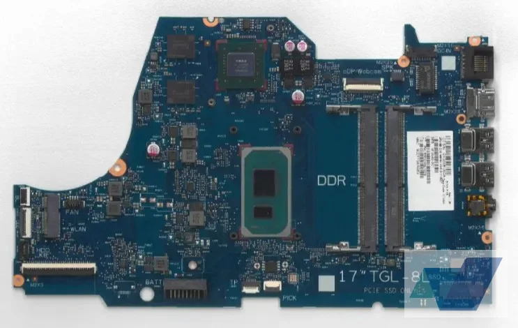 17-by, ASSY, MB (Motherboard) DSC MX350 2GB i5-1135G7 WIN