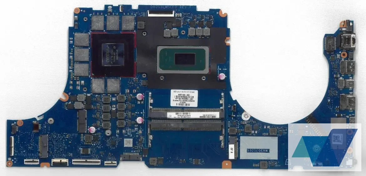 OMEN by 16 (OMEN Gaming Laptop 16 — 16-wf / WF0017CI), ASSY, MB (Motherboard) DSC RTX3070 8GB i7-11800H W B/S