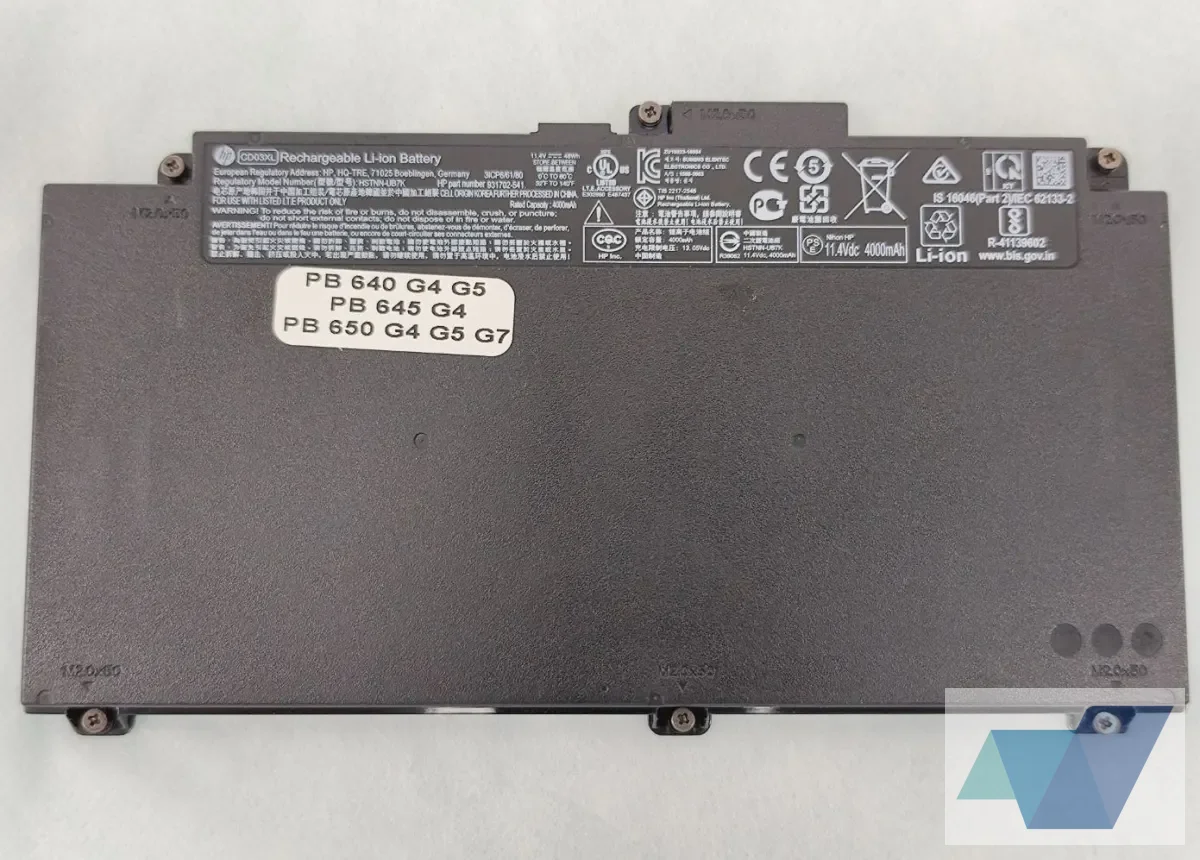 PROBOOK 640/645/650 G4/G5, 650 G7, CD03XL, 931719-850