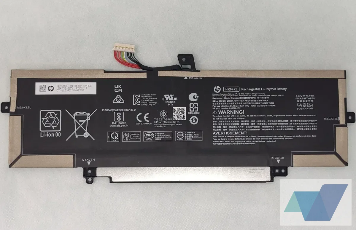 ELITEBOOK X360 1040 G7, G8 HK04XL, L34352-006